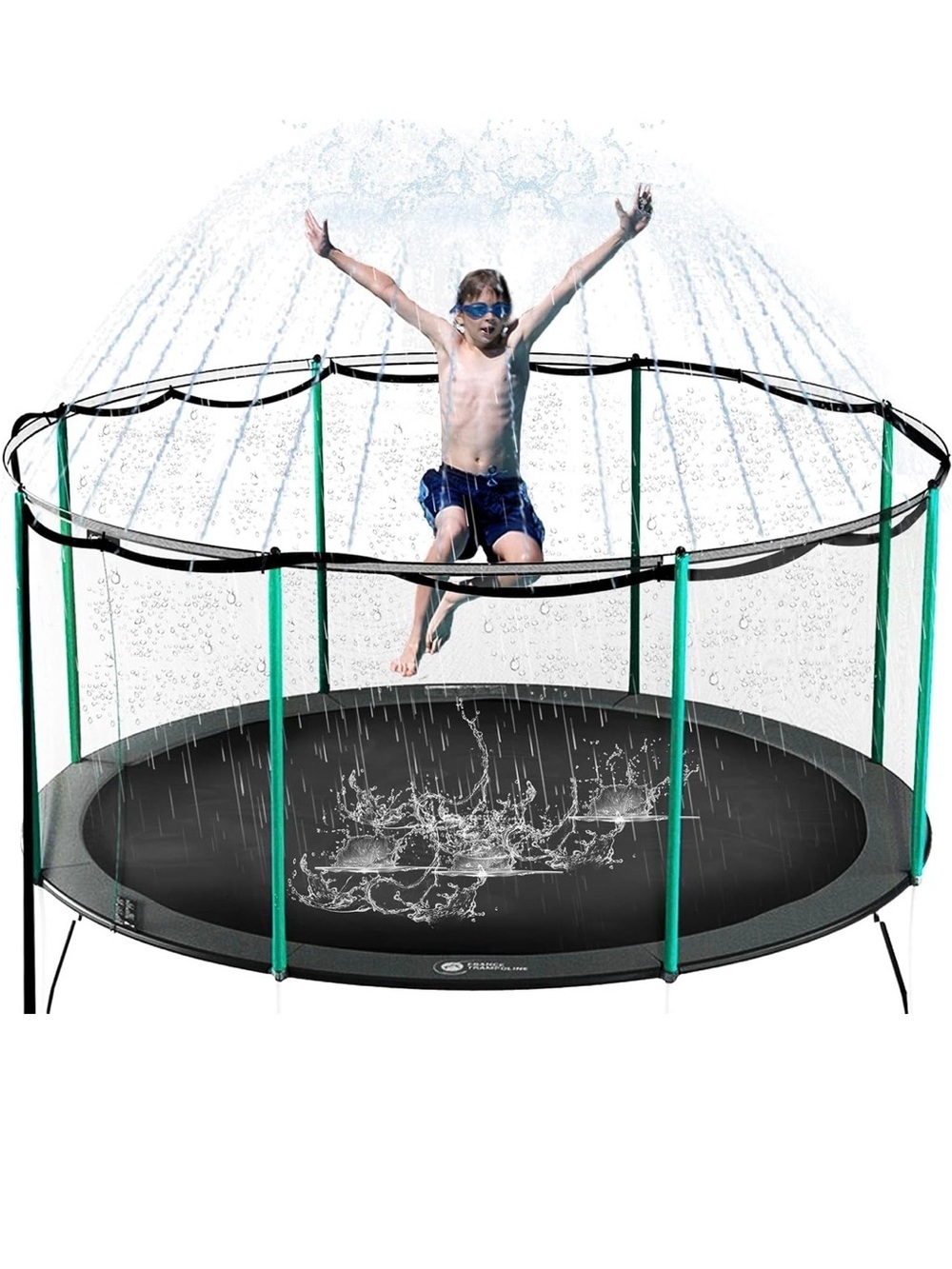 Kids Splash Trampoline sprinkler - Orange